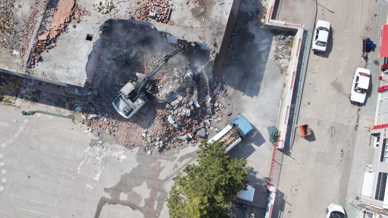 Concrete Demolition in Action