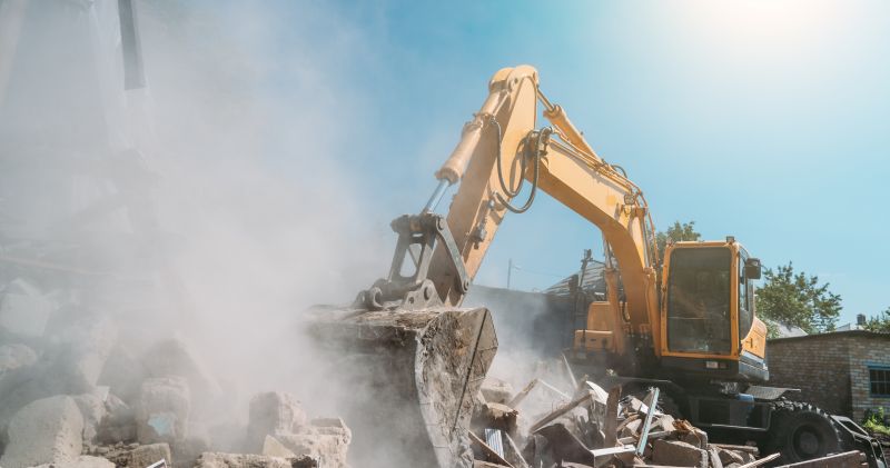 Demolition Equipment in Action